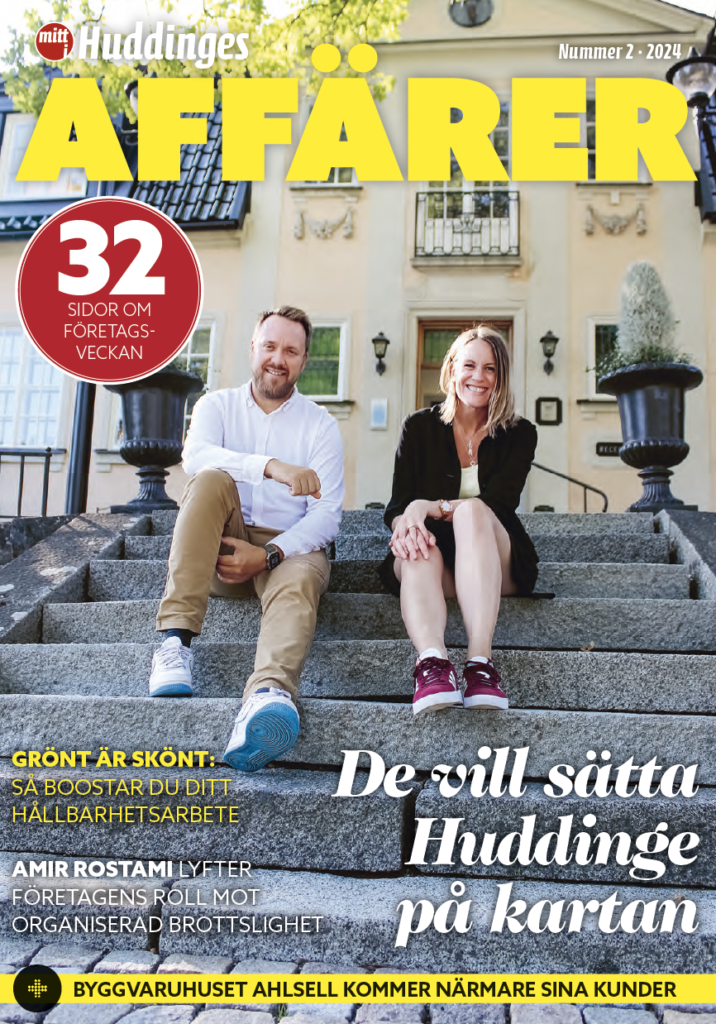 Huddinges Affärer tidningsomslag