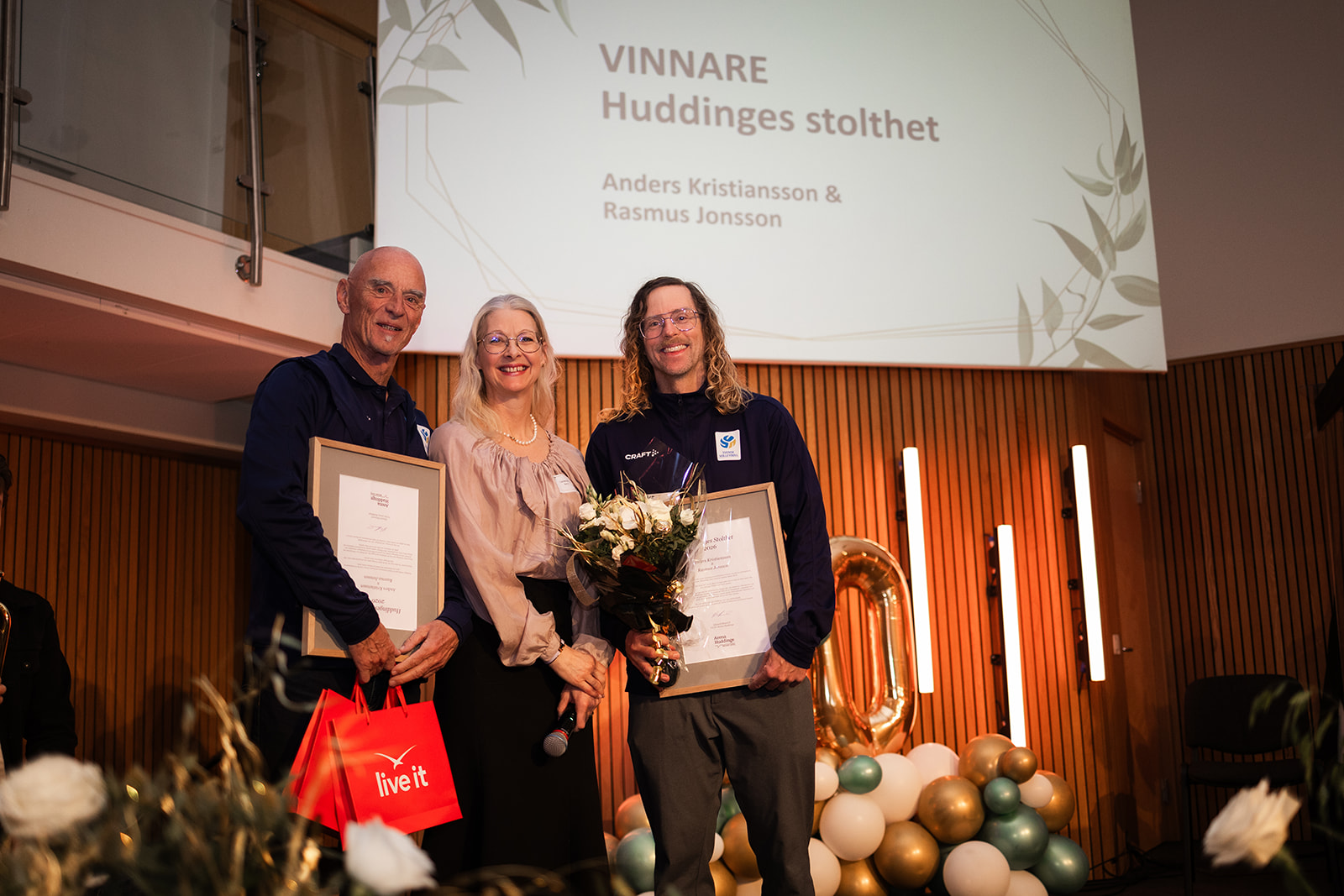 Anders och Rasmus årets stoltheter på Huddinge Enterprize